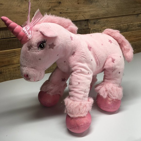 BuildABear Toys Build A Bear Sparkles Shooting Star Unicorn Plush